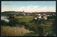 Týnec nad Sázavou – pohlednice (1923)