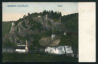 Zbořený Kostelec – pohlednice (1917)