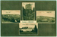 Březina – Salon – pohlednice (1930)