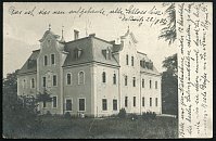 Dalovice – Starý zámek – pohlednice (1902)