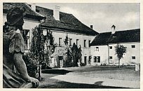 Horažďovice – nádvoří – pohlednice (1944)