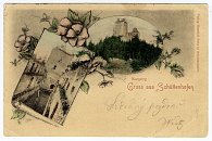 Kašperk – pohlednice (1901)