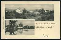 Olešná – pohlednice (1898)