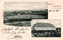 Ošelín – pohlednice (1899)