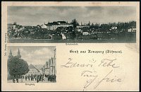 Poběžovice – pohlednice (1899)