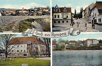 Poběžovice – pohlednice (1912)
