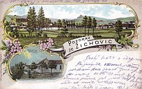 Žichovice – pohlednice (1899)