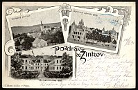 Žinkovy – pohlednice (1899)