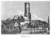 Jenštejn – P. Röhrich podle F. A. Hebera (kolem 1845)