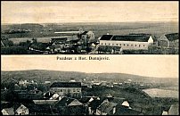 Horn Dunajovice  pohlednice (1908)