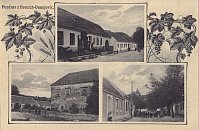 Horn Dunajovice  pohlednice (1915)