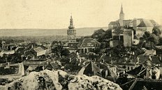 Mikulov z Kozho hrdku  pohlednice (1900)