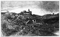 Hrubá Skála – dobové vyobrazení (kolem 1880)