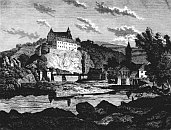 Ledeč nad Sázavou – dobové vyobrazení (kolem 1860)