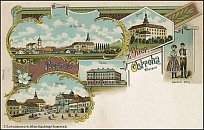 Uhersk Ostroh  pohlednice (1899)