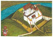 Kácov – Starý hrad podle T. Durdíka, J. Heřmana