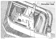 Domažlice – Chodský hrad po r. 1420 podle T. Durdíka