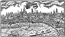 Žatec – veduta J. Willenberga (1602)
