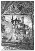 Houska – vyobrazení z poč. 16. stol.