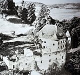 Považské Podhradie – Burg – dobová fotografie