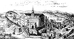Rájec nad Svitavou – původní zámek r. 1670