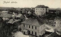 Brozany nad Ohří – pohlednice (1915), výřez