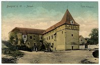 Budyně nad Ohří – pohlednice (1908)