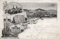 Česká Kamenice – pohlednice (1898)
