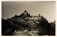 Hamrštejn – rekonstrukce – dobová pohlednice