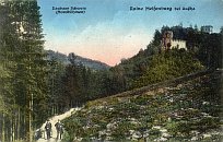 Helfenburk–Hrádek – dobová pohlednice