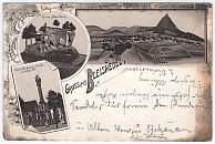 Hřídelík a Ronov – dobová pohlednice