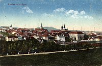 Kadaň – pohlednice (1915)