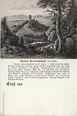 Kostomlaty – pohlednice (1900)