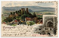 Krupka–Rosenburg – pohlednice (1905)
