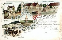 Kuřívody – pohlednice (1901)