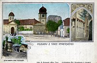 Panenský Týnec – dobová pohlednice