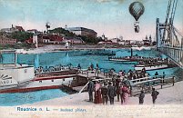 Roudnice nad Labem – pohlednice (1905)