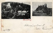 Osek–Rýzmburk – pohlednice (1899)