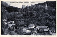 Osek–Rýzmburk – pohlednice (1927)