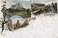 Tolštejn – pohlednice (1898)
