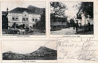 Třebušín a Kalich – dobová pohlednice