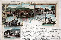 Zahořany – pohlednice (1901)