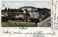 Zahrádky – pohlednice (1902)
