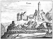 Clam  G.M. Vischer (1674)