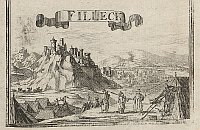 Fiľakovo – výřez z rytiny J. Nypoorta (1658)