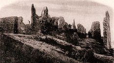Oponický hrad – pohlednice (1913)