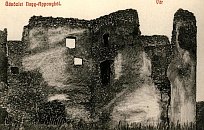 Oponický hrad – pohlednice z poč. 20. stol.