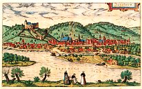 Bratislava – litografie F. Hogenberga (1593)
