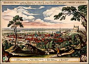 Bratislava – rytina M. Meriana (1638)