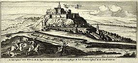 Nitra – rytina Gaspara Bouttatse (1690)